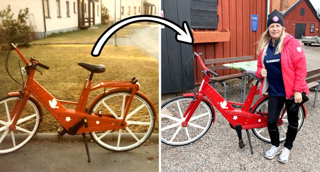 Cykeln är lika fin nu som då!