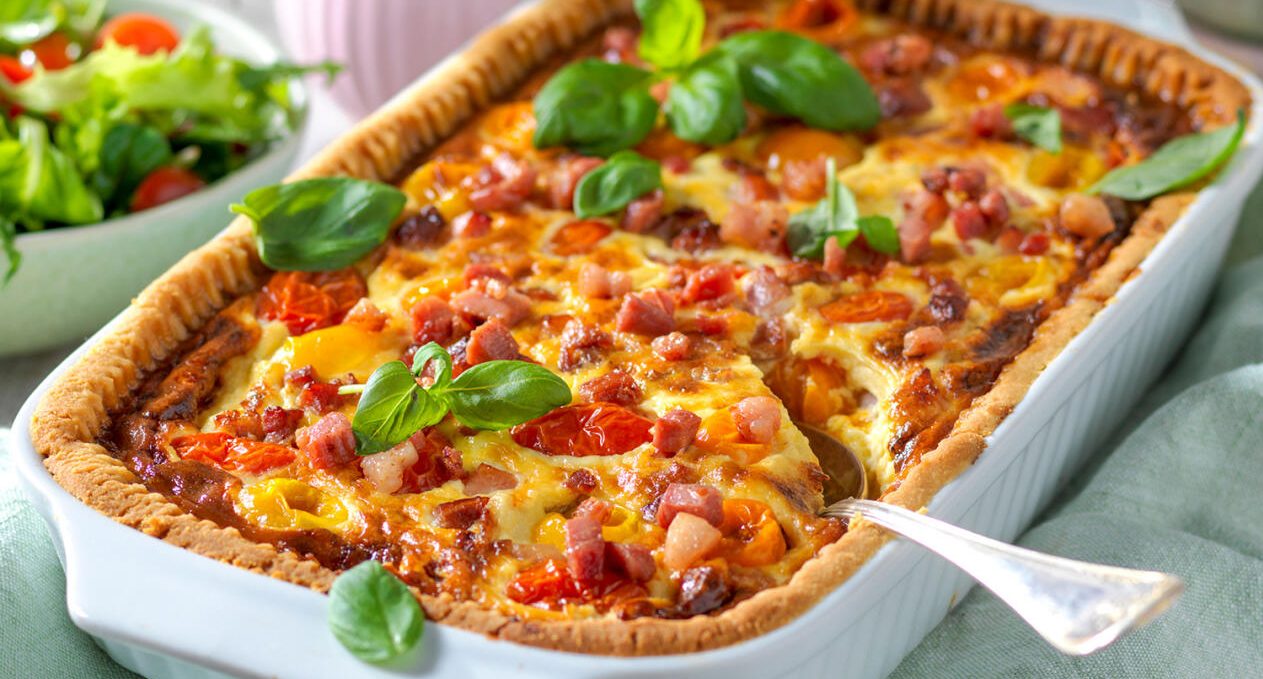 Glutenfri kasslerpaj med bacon