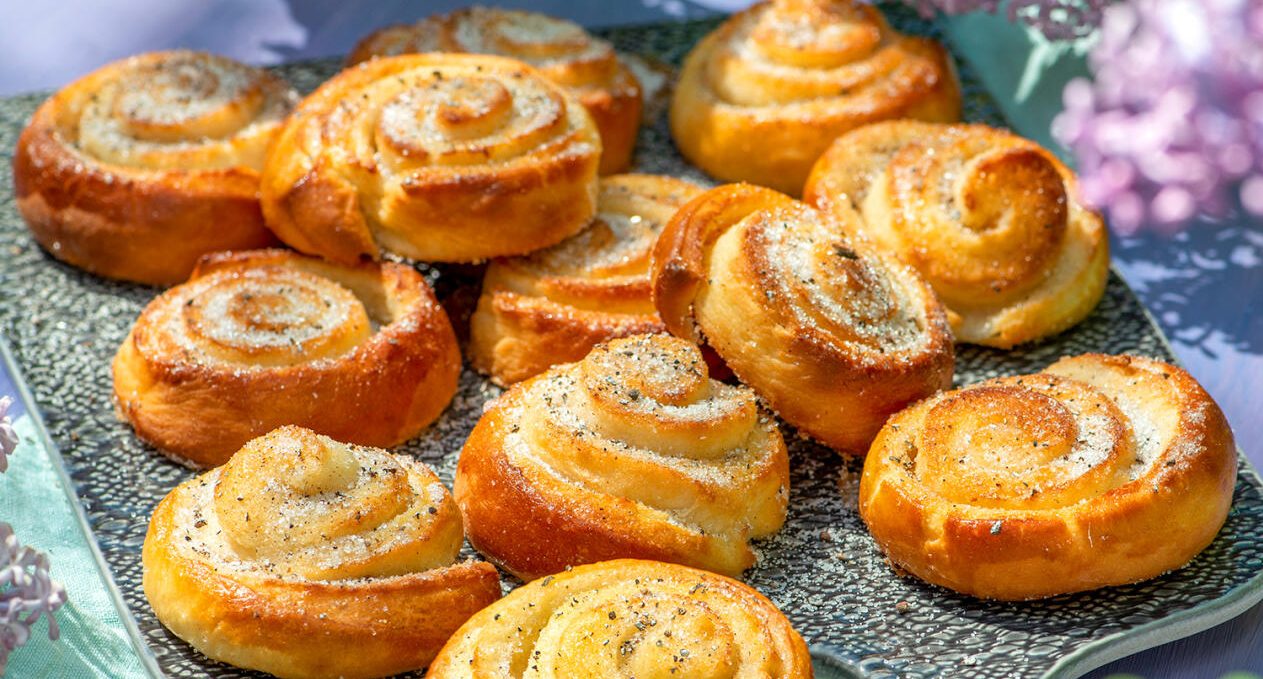 Smörbullar med vanilj och kardemumma