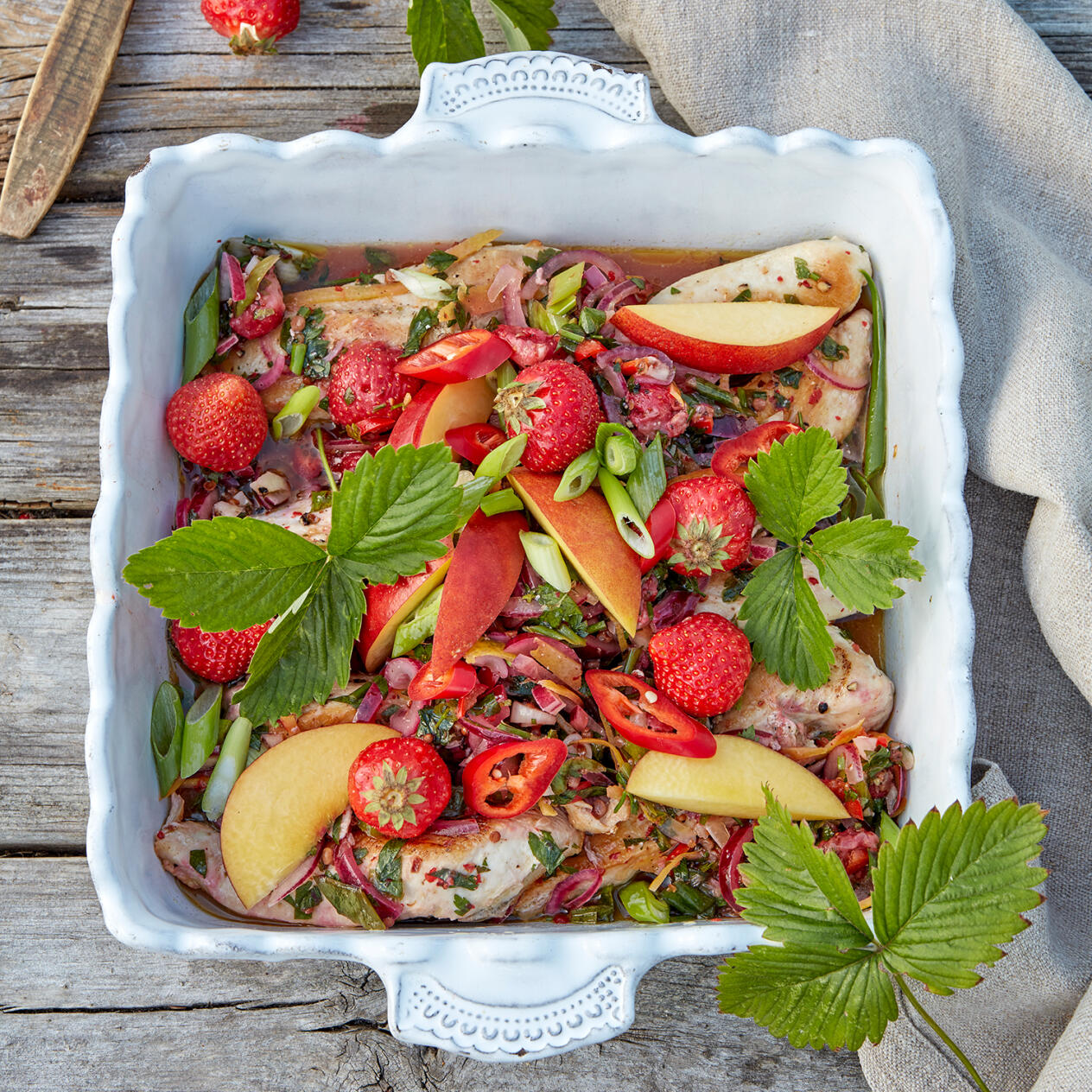 Citrusmarinerad ­sommarkyckling