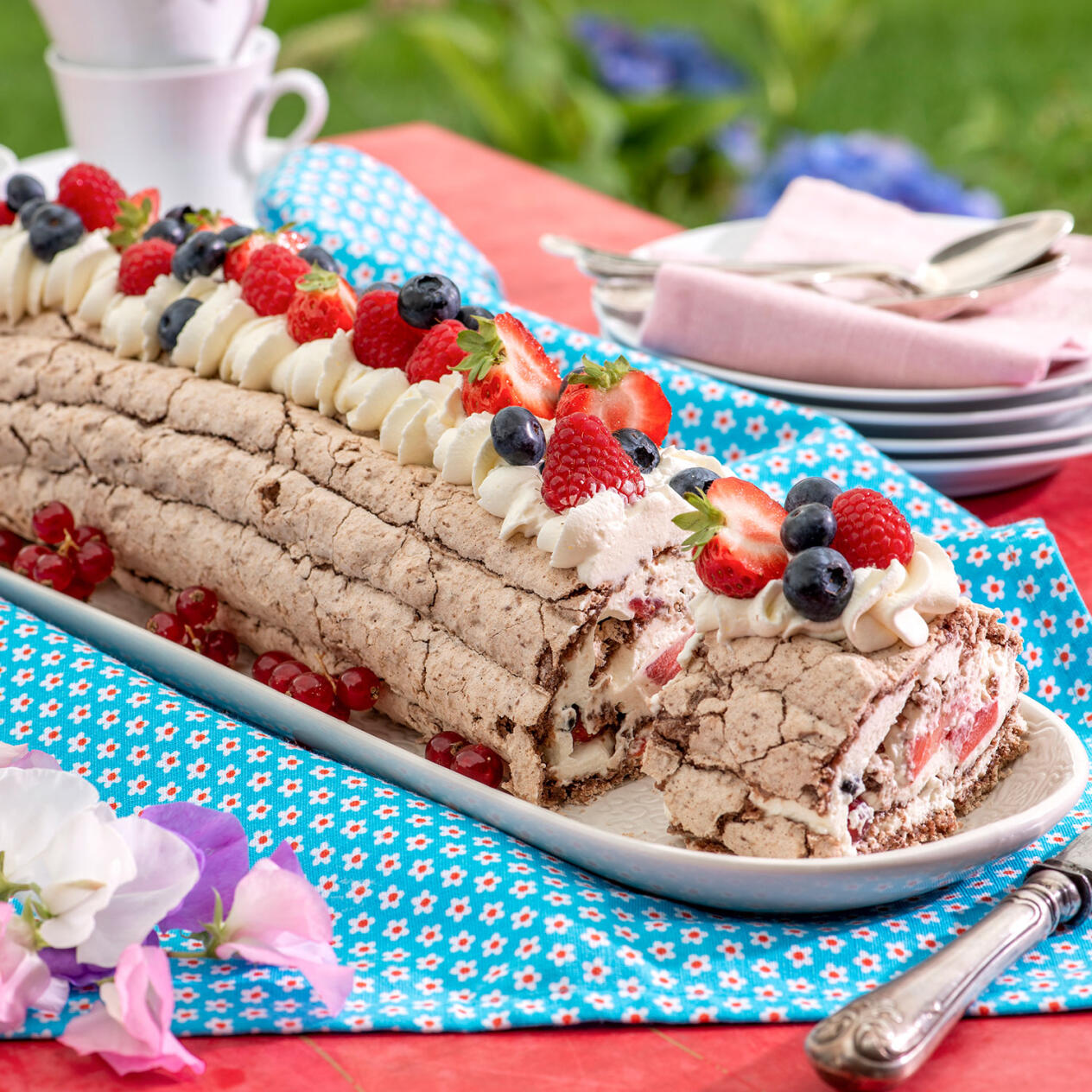 Marängrulle med bär