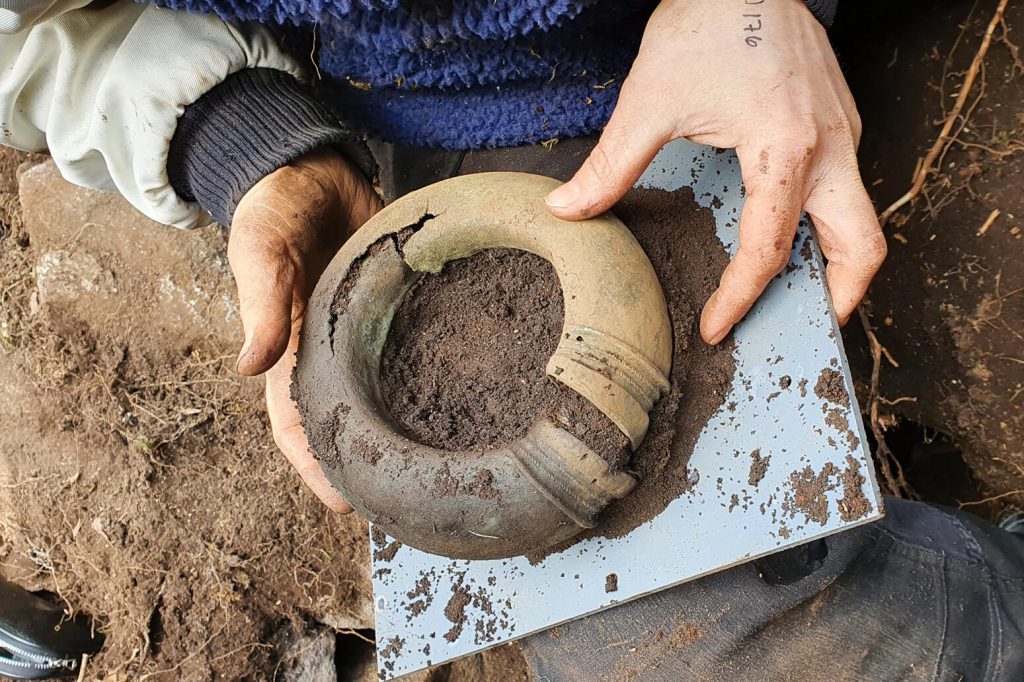 En så kallad wulstring var ett av fynden | Foto: Mats Hellgren