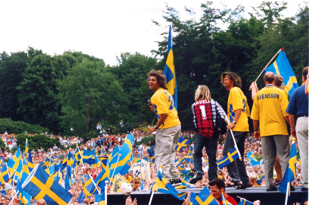 GES hade en jättehit med När vi gräver guld i USA | Foto: TT