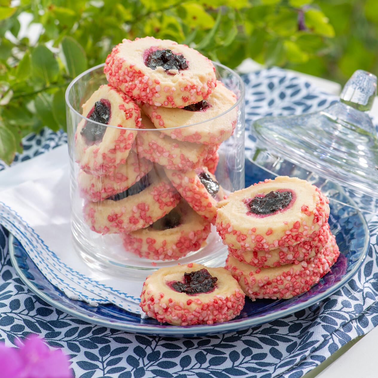 Syltkakor med blåbär