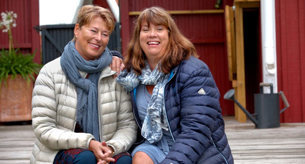 Marita Warborn Lundgren och Christina Karlberg har båda mist sina män. Sedan dess har de varit ett stort stöd för varandra.