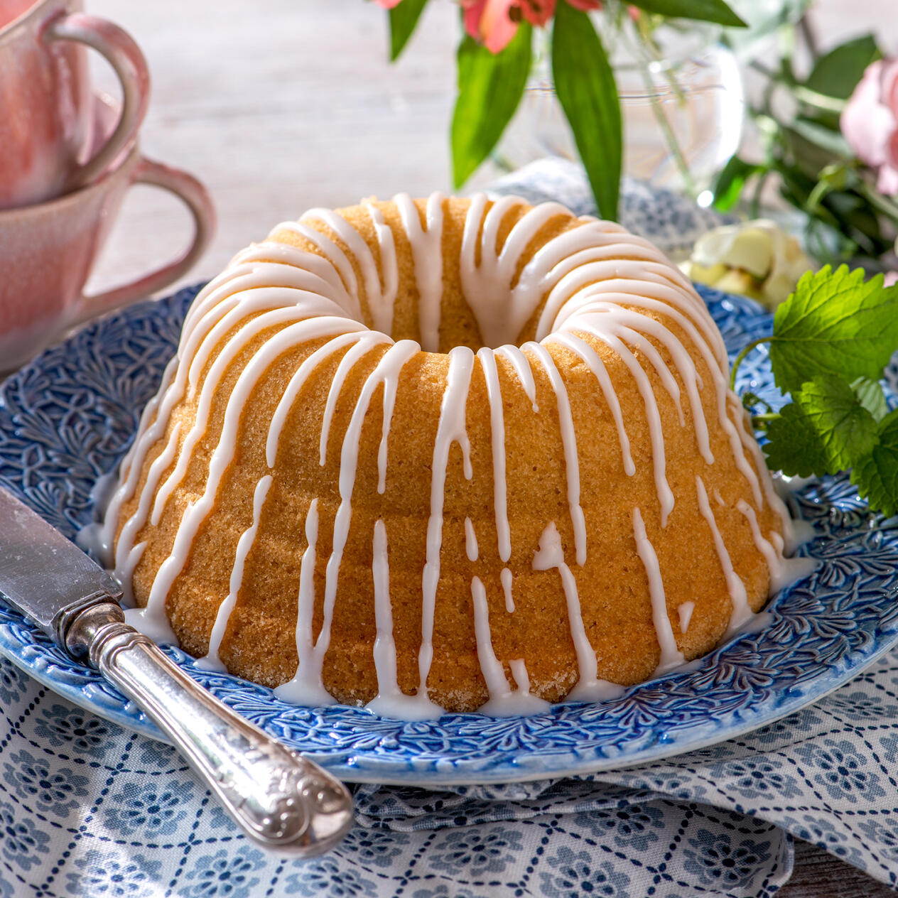 Glutenfri citron- och mandelkaka