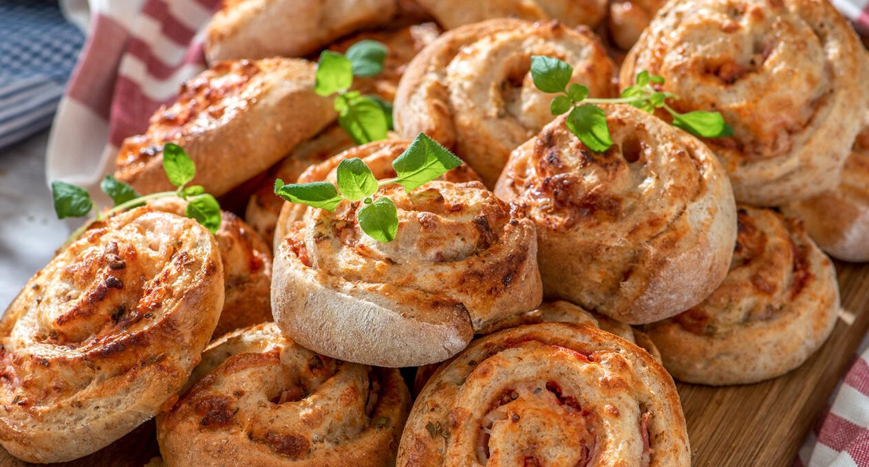 Pizzabullar med bacon