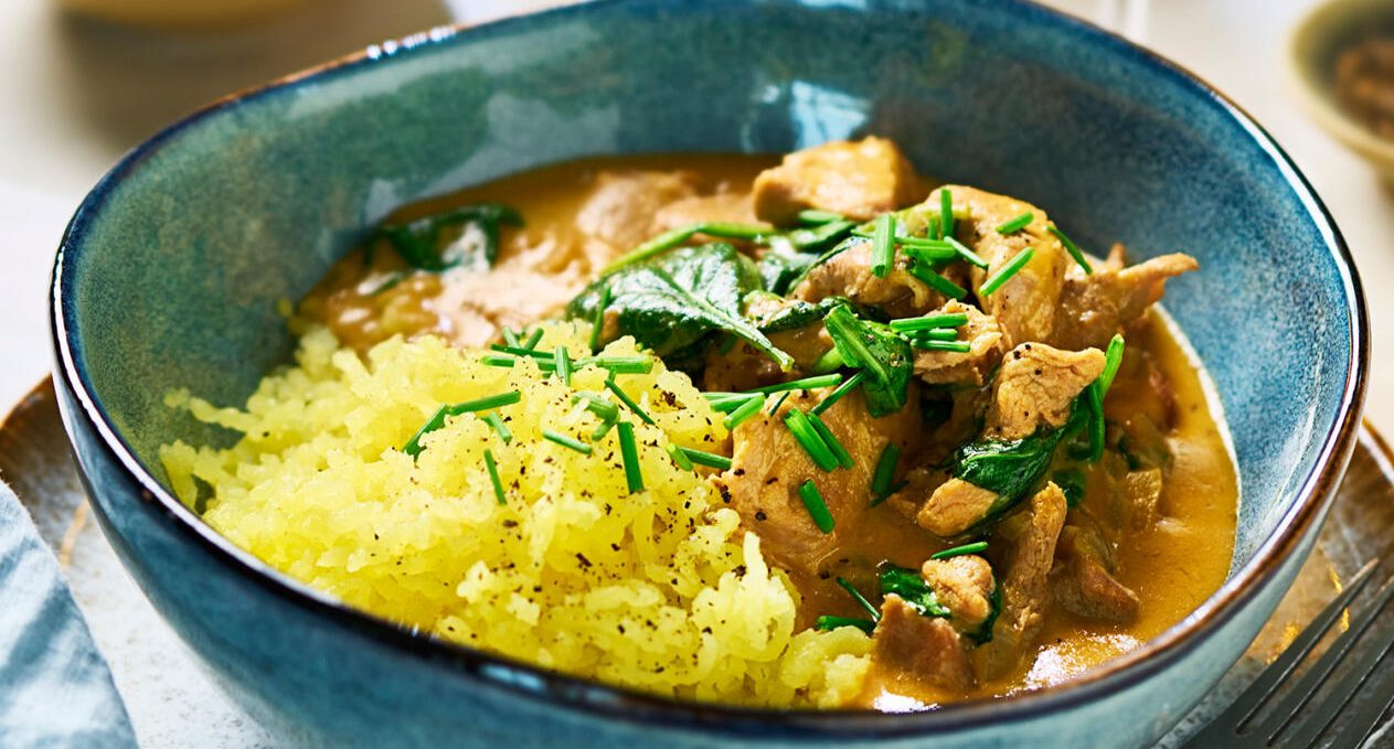 Fläskgryta honey mustard