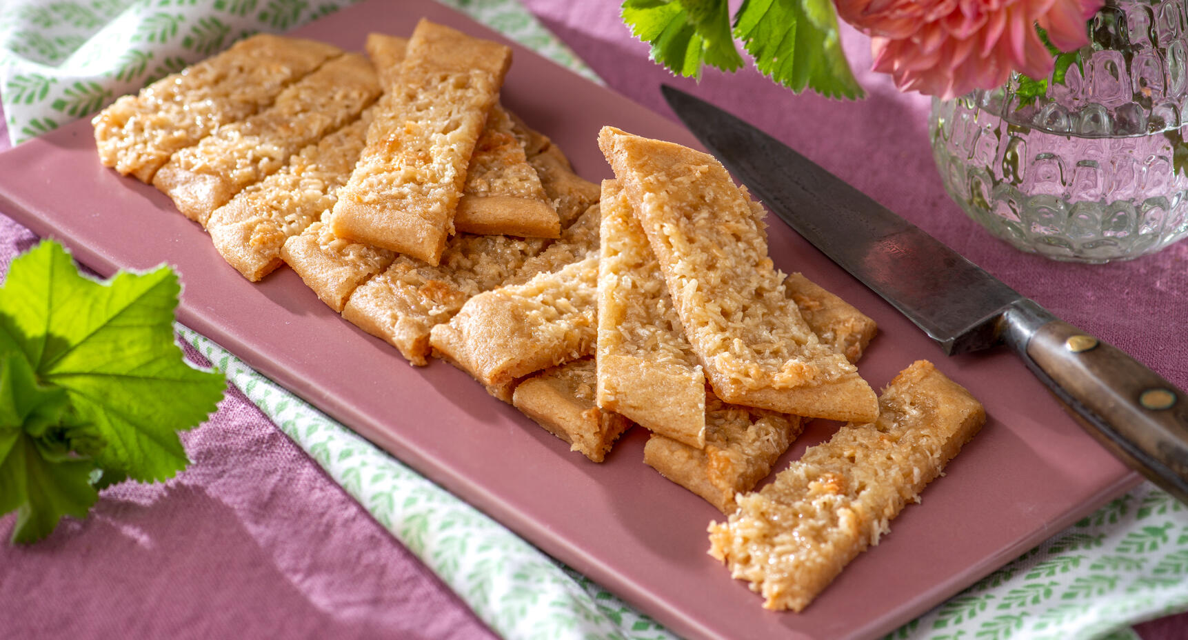 Kolakakor med kokostosca