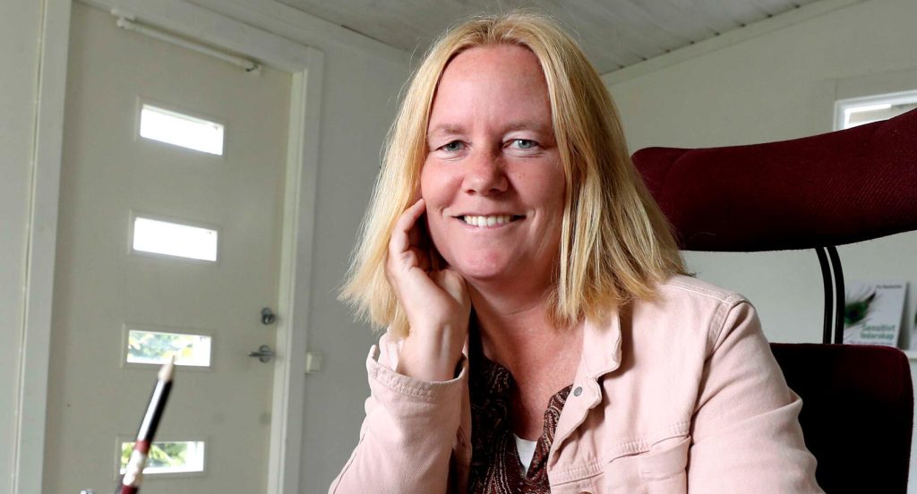 – Det var helande att intervjua andra som förlorat en tvilling, säger Pia. Foto: Sprisse Nilsson