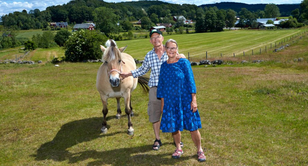 Det finns idag hästar, höns och bikupor på gården. Foto: Bosse Håkansson