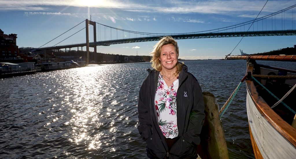 Här, under Älvsborgsbron, bodde Linda när hon var hemlös.