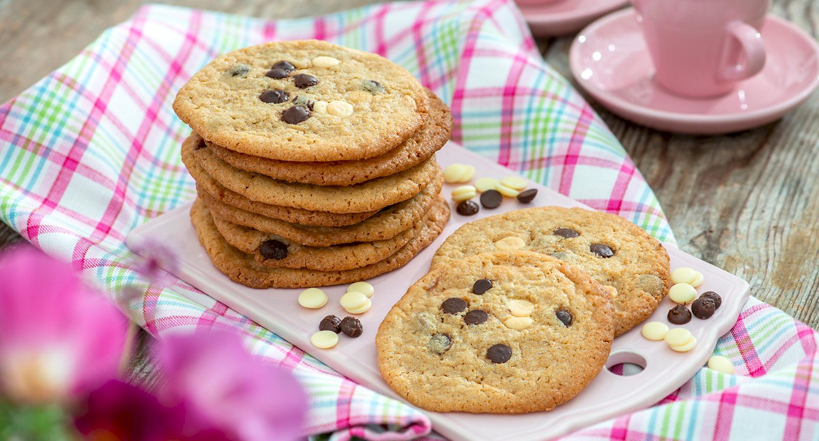 Mjuksega chocolate chip cookies