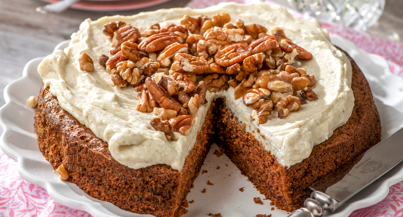 Lättsötad morotskaka