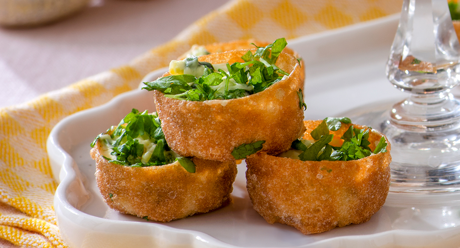 Chili cheese-krustader