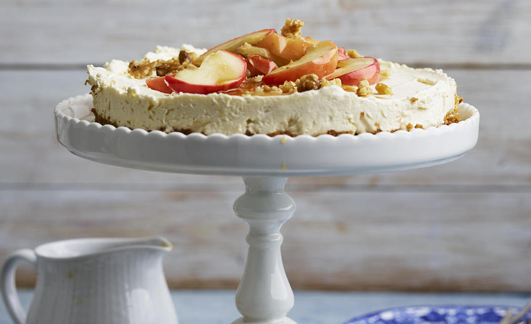 Cheesecake med äpple