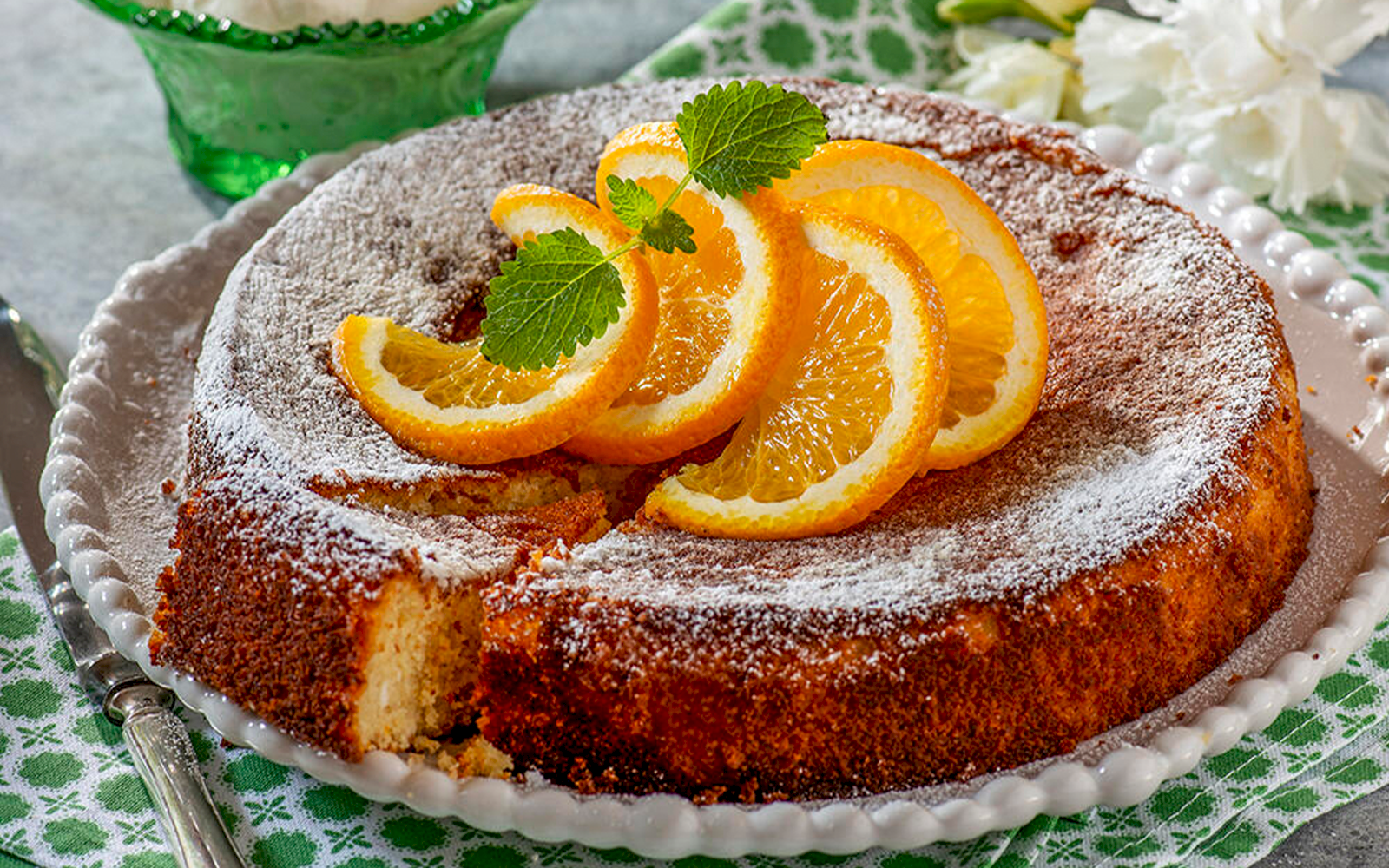 Glutenfri – Italiensk mandel- och apelsinkaka