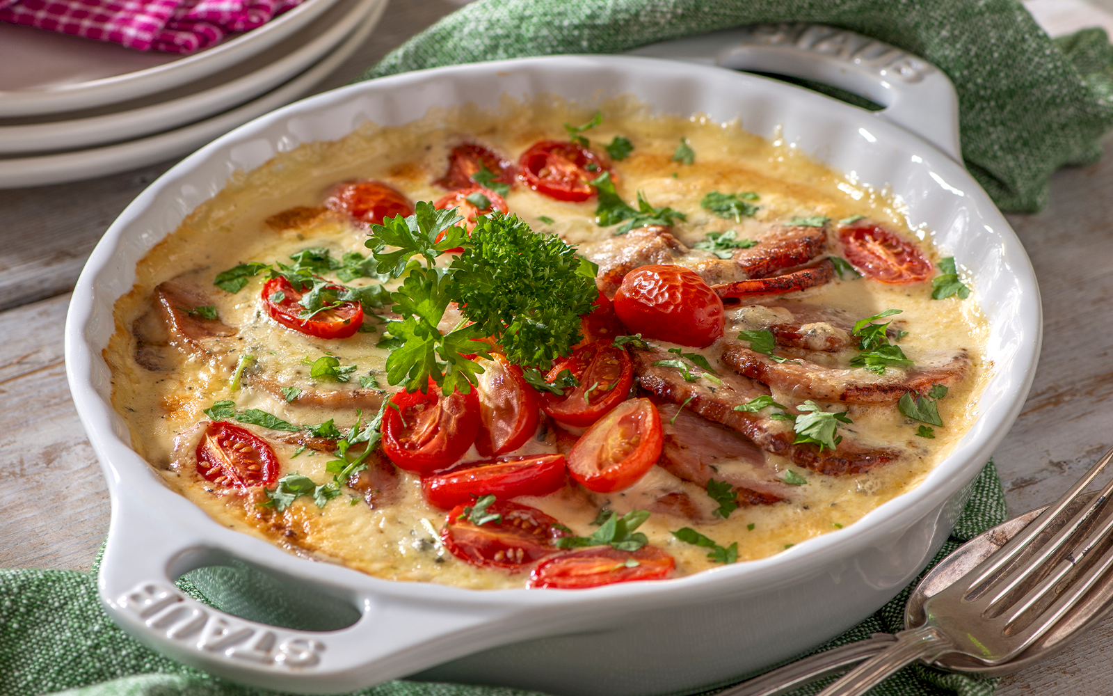 Kassler i ugn med persilja