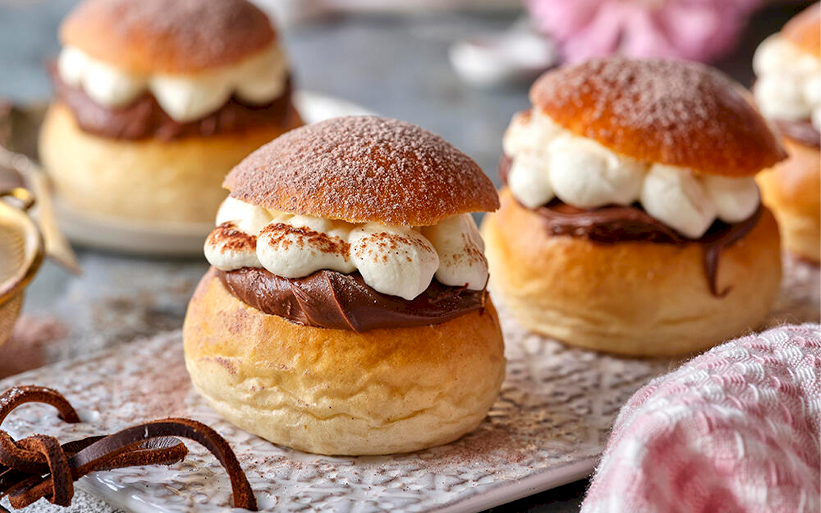 Godissemla med nutellafyllning