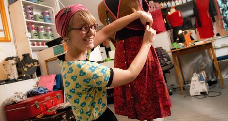 Anna Saltzmans ledord är hållbarhet och ”slow fashion”, det vill säga klassiskt som står sig. Foto: Anna Rehnberg