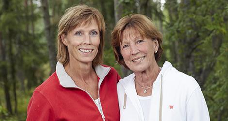 Margareta och Annika har gått igenom samma svårighet, vilket har gjort att de kunnat stötta varandra på ett särskilt sätt. Foto: Peter Knutson