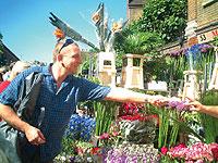 Till Columbia Road kommer folk från hela London för att köpa blommor.Foto: Madeleine Appelgren