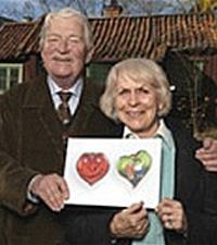 Hasse Alfreddsson och Ilon WiklandFoto: Hjärt-lungfonden