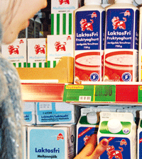 Livsmedelsindustrin tjänar bra på folks oro för laktosintolerans.Foto: Rolf Olofsson
