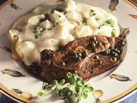 Kaprisstekta leverskivor