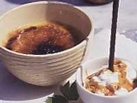 Gratinerad hallonpudding