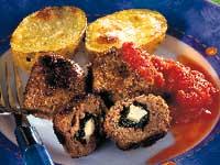 Kött- och basilikabollar