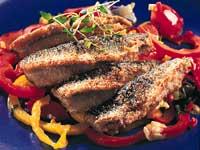 Stekt strömming med ratatouille