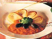 Pecorino med paprikasås