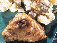 Ingefärskyckling med sallad