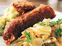 Isterband med mandelpotatismos.