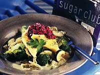 Polenta med tillbehör