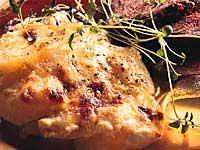 Potatisgratäng med äpplen