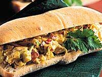 Ciabatta med kycklingröra