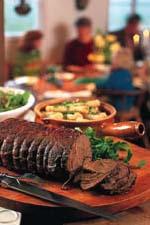 Entrecôterulle med fyllning