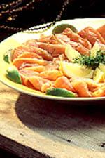 Honungsgravad lax