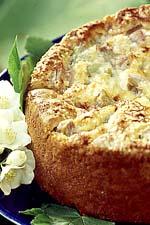 Rabarberkaka med mandel