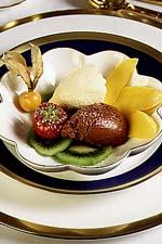 Chokladmousse black and white