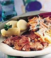 Senap-basilikasås till bogfläsk