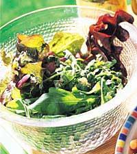 Sallad med sardelldressing