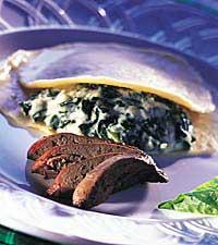 Lasagne med fågellever