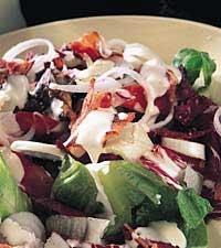 Sallad med godaste dressingen