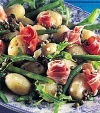 Potatissallad med parmaskinka