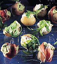 Toppade färskpotatisar