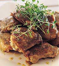 Kycklinglår med citron och timjan