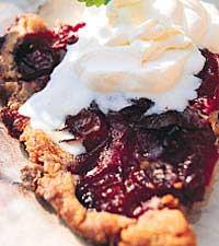 Plommonkaka med vaniljgrädde